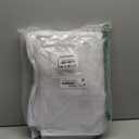 Smiry Rectangle Table Cloth 60x144 Inch, Waterproof Wipeable Vinyl Tablecloths Protector, Oil Spill Proof Plastic Table Cover for Dining, Picnic, Camping, Outdoor, White