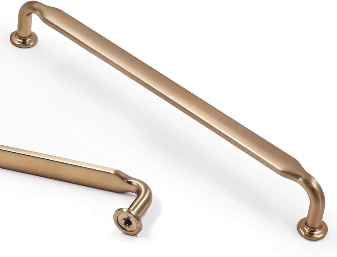 Asidrama 10 Pack 7.5 Inch(192mm) Champagne Bronze Kitchen Cabinet Handles, Cabinet Pulls Kitchen Cabinet Hardware for Cupboard Drawer Pulls