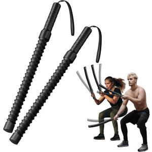 2Pcs Ropeless Battle Rope Men Women for Home Gym, Portable Workout Ropes for HIIT Workouts, Low-Impact Cardio Training, Home Workout, Fitness Equipment