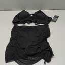Blooming Jelly Womens High Wasited Bikini Sets Tummy Control Bathing Suit Modest Swim Skirt Swim Suits 2025 (S, Black)