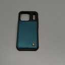 Vinich for iPhone 17 Pro Wallet Case with Card Holder, RFID Blocking Credit Slots Kickstand Shockproof Phone Cover Fit for iPhone 17 Pro 6.3" Bluish Green