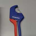 WORKPRO Ratchet PVC Pipe Cutter Tool, Up to 2-1/2", Pex Cutting Tool for Cutting PEX, PVC, PPR, and Plastic Hoses with Sharp 5Cr15MoV Stainless Steel Blades, Suitable for Home Repairs and Plumbers