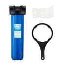 Geekpure 20 Inch Whole House Water Filter Housing-1" NPT Brass Port -Fit 4.5" x 20" Filter -Blue(1)
