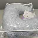 Boppy Nursing Pillow - Ergonomic Bottle & Breastfeeding Pillow with High, Firm, Large Area, Water-Repellent Cushion with Washable Cover; Baby Safety Alliance Verified - Blue Speckled Current