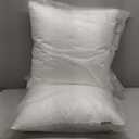 Oubonun 22 x 22 Throw Pillow Inserts, Firm and Fluffy Decorative Square Pillows for Couch Bed Sofa with Soft Cotton Cover White Cushion with Down Alternative Pack of 2