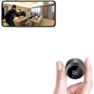 AREBI Hidden Cameras for Home Security, 1080p HD Mini Spy Camera Wi-Fi Wireless, Small Nanny Camera Indoor with Remote View, Motion Detection, Night Vision, Tiny Spy Cam A10 Plus [Original]