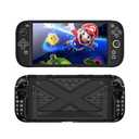 TGDPLUE Switch 2 Slim Case Set with 2 Joycon Thumb Grips, 2 Tempered Glass Screen Protectors, Detachable TPU Shell for Nintendo Switch 2 - Anti-Scratch, Anti-Slip, TV Dock Incompatible (black)