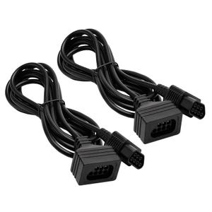 7 Pin NES Controller Extension Cable, 2-Pack 1.8M/6FT Replacement Controller Extension Cable for Nintendo Entertainment System NES (1985), not for NES Classic (2016).
