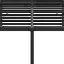 Lutown-Teen 25 Inch High Queen Bed Frame with Rounded Corner Legs, Heavy Duty Metal Queen Platform Bed Frame with Steel Slats Support, No Box Spring Needed, Noise Free, Easy Assembly