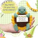 HEXMOZ Employee Appreciation Gifts for Coworkers - Handmade Collectible Turtle Team Gifts for Employees from Boss - Christmas Thank You Gift for Team Leader, Staff, Work Bestie, Member