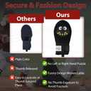 Baseball Sliding Mitt Youth - Black Grimace Design Sliding Guard - Baserunner Protection for Youth Teenage Players- Durable and Washable