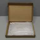 Delamu Clear Kitchen Cabinet Organizer, Set of 4 Acrylic Shelves Organizer for Kitchen Pantry Organizers and Storage, Stackable Cabinet Organizer Shelf for Plate & Dish, 11.7" D x 7.7" W x 6.3" H