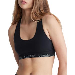 Calvin Klein Womens Modern Seamless Naturals Lightly Lined Bralette (X-Small, Black)