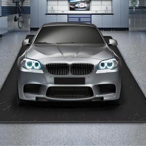 Garage Floor Mats, (8'6" x 20') Under Car Waterproof Containment Mats, Oil Mat for Garage Covering, Non-Slip Heavy Duty Garage Parking Mat with a Squeegee for Cars, SUVs & Trucks