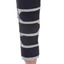 United Ortho 62016 Foam Knee Immobilizer, 16" Size, Black