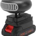 Diydeg Car Heater, Fast Heating Portable Space Heater, Quiet Battery Powered Windshield Defogger, Window Defroster for Most Cars, Sedan, Electric Tricycles, Home, Office, Indoor Use