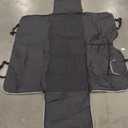 Mancro Funda de asiento de automvil para perro para asiento trasero, 2025 mejorada 600D, resistente, impermeable y resistente a los araazos, hamaca para perro, asiento trasero, funda para mascotas (Negro -)
