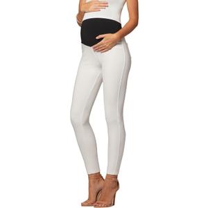 Conceited Jeggings for Women with Pockets - High Waist - Tummy Control Shaping - Regular and Plus Size (12-18, Off-white)