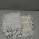 24 Inch Commercial Dust Mop Replacement Head  Reusable Cotton Dust Mop Refill for Floor Cleaning and Janitorial Use