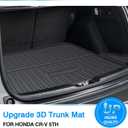 Powerty Trunk Mat Compatible for Honda CRV CR-V 2017-2022 Cargo Mat All Weather Cargo Liner in Lower Position Rear Cargo Mat for Honda CRV CR-V Accessories(Fuel Model only)