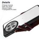 Eastcoo Slim Case for Oneplus 13 Case, [Hard PC Back+Soft TPU Bumper] [Anti-Yellowing] [Support Wireless Charging] Slim Fit Shockproof Protective Transparent Case Cover for OnePlus 13 5G, Matte Black