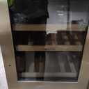 Newair 15" Wine and Beverage Refrigerator 9 Bottle and 48 Can Capacity, Beverage Cooler in Stainless Steel, Built-in or Freestanding Dual Zone Drink Fridge with Triple-Pane Glass Door