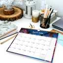 4 x 2026-2027 Wall Calendar - Includes January 2026 to June 2027, 18-Month Paper Wall Calendar 11 x 8.5 Inches.Thick Paper with Julian Dates and Block for New Year and Christmas Holidays To-dos  Notes (E)