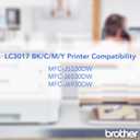 Brother LC3017BK High Yield Black Ink Cartridge