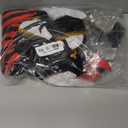 Girls Pirate Costume Buccaneer Princess Dress Up for Kids with Accessories Halloween Cosplay Party Outfit (9-10 Years, Red)