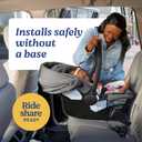 Graco Gomax Infant Car Seat, Orchid Haze, Lightweight, Reclining Rear Facing Car Seat Installs with or Without a Base, Mfg: 01/22/2026
