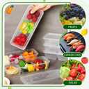 Hushee 50 Pack 17 oz Small Meal Prep Containers with 3 Compartments Snack Containers with Lid Disposable Plastic Bento Box Travel Lunch Food Boxes Stackable for Office Picnic (Clear)