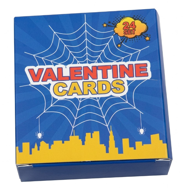 24 Pack Valentines Day Cards for Kids with Key Chains for Valentine's Classroom Exchange, Valnetine's Day Gifts for Kids Party Favor, Game Prizes
