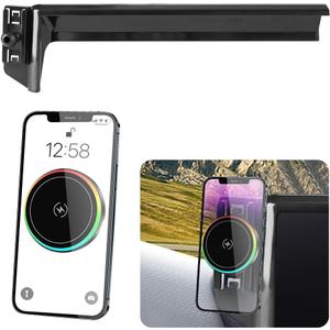 Car Magnetic Phone Mount for Toyota Highlander 20202026 Limited Platinum [only for 12.3 inch Touch Screen ] Auto Accessories Best Cellphone Holder Fast 15W Wireless Charger Cell Phones Charging Stand