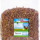 I LOVE WORMS Dried Black Soldier Fly Larvae (5lb), 100% Natural Non-GMO, Treat for Chickens, More Calcium Chicken Feed Than Mealworms