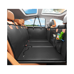 Back Seat Extender for Dogs, Waterproof Dog Car Seat Cover for Back Seat with Hard Bottom, 2025 Upgraded Material, Anti Scratch, Safer, Easy to Use and Clean, Holds 400lbs