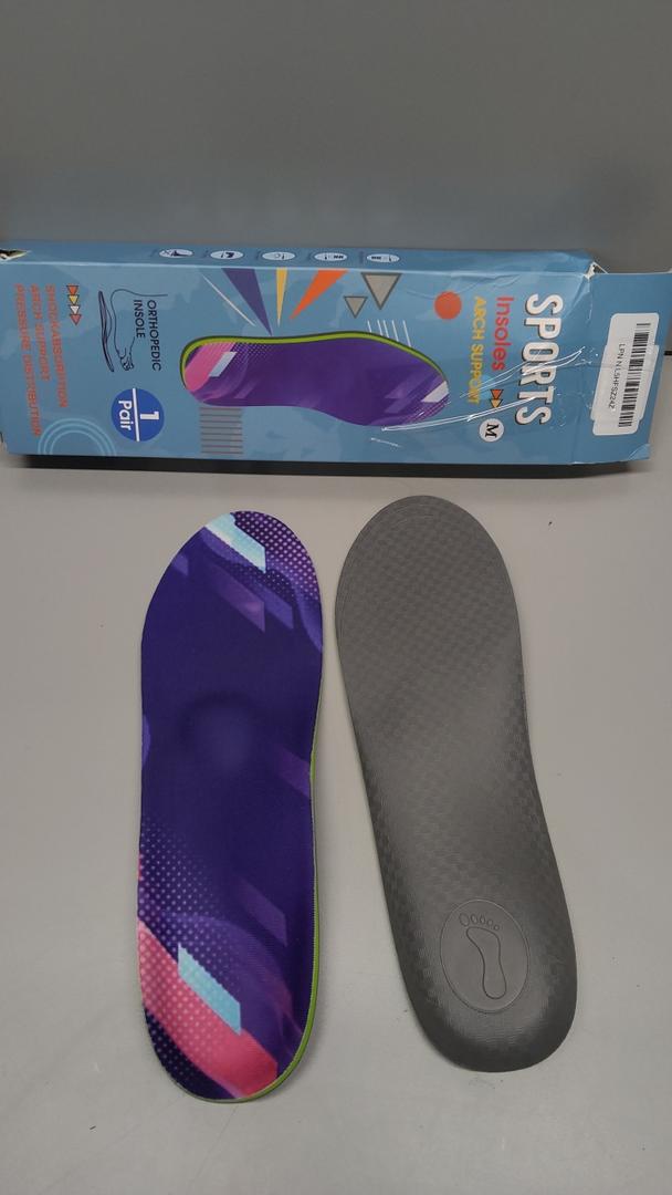 Foot Support Insoles Arch Correction Eva Insoles Shoe Pads Sports Foot Care Pair size medium