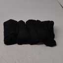 Flamingo P Bar Stool Covers Counter Height Chair Seat Covers High Stretch Protectors Non Slip with Elastic Bottom Set of 4, Black