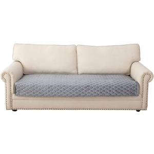 Eismodra Couch Cover,Sectional Couch Covers,Sofa Covers for 3 Cushion Couch,Anti-Slip Sofa Slipcovers for Dogs Cats Kids Loveseat Recliner L Shaped Armrest Backrest,Light Gray 36''x82''(Only 1 Piece)