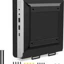 Mini PC VESA Mount Compatible with HP Desktop Mini, HP ProDesk Mini, HP EliteDesk Mini, Wall VESA and Under Desk Mount for HP Pro Mini 260 400,HP ProDesk 400 405 600,HP EliteDesk 705 800 805 and More