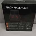 Neck and Back Massager for Pain Relief Deep Tissue with Heat, Shiatsu Shoulder Massager with Bi-Directional Rotating Head for Neck, Back, Shoulders, and Legs (Black)