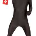 Morphsuits Full Body Costume Halloween Bodysuit, Spandex Bodysuit Costumes Adult, Morph Suits Adults, Mens Halloween Costumes (Medium, Black)