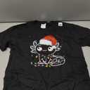 Axolotl Xmas Hat Santa Tree Cute Funny Christmas Pajama T-Shirt,  Size Youth Medium
