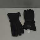 MCTi Waterproof Mens Ski Gloves Winter Warm 3M Thinsulate Snowboard Snowmobile Cold Weather Gloves (Large, Black)