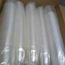 SIUQ 2000 Pack 12 oz Clear Plastic Cups, Bulk Disposable Water Cups