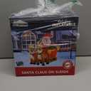 Joiedomi Christmas Inflatable Santa on Sleigh with 2 Reindeer, Inflatable Christmas Yard Decorations with Buildin LED, Blow Up Xmas Decorations Outdoor for Party Yard Garden Lawn Décor