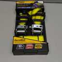 SmartStraps 14 Ratchet Straps, 2 Pack 5,000lbs Break Strength, 1,667lbs Safe Work Load Commercial Tie Down Straps for Heavy Duty Cargo, Haul Equipment and Vehicles