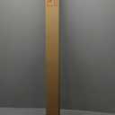 EXCLUSIVE HOME Torch 1" Curtain Rod and Coordinating Finial Set, Matte Bronze, Adjustable 36"-72"