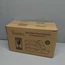 VERONES 5 Pack Glass Meal Prep Containers 3 Compartment Set, 36OZ Airtight Glass Lunch Containers, Glass Food Storage Containers with Lids, for Microwave, Oven, Freezer & Dishwasher Friendly,Grey