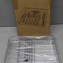 IEEK Silverware Drawer Organizer Tray for Kitchen,Expandable Utensil Tray Multipurpose Drawer Dividers Adjustable Cutlery and Flatware Holder,Plastic Spoon Forks Knives Holder Storage Divider,Clear-M