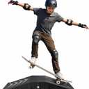 Yes4All Single-Piece Skateboard Ramp, Bike Ramp, Skate Ramp - Design for Beginners, More Durable, Safe, Capacity 220Lbs